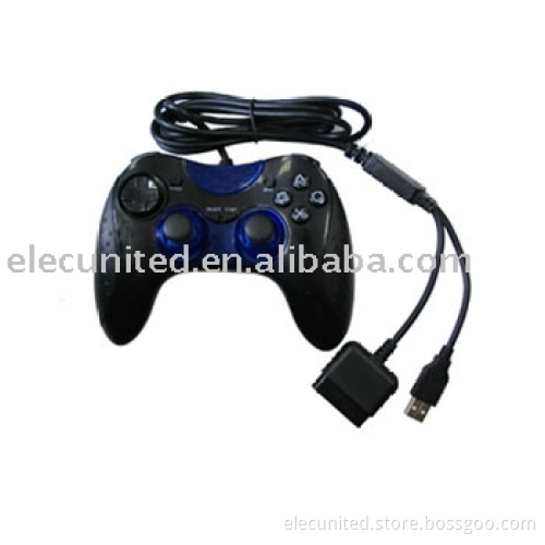 2 in 1 Dual Shock Controller for PS2